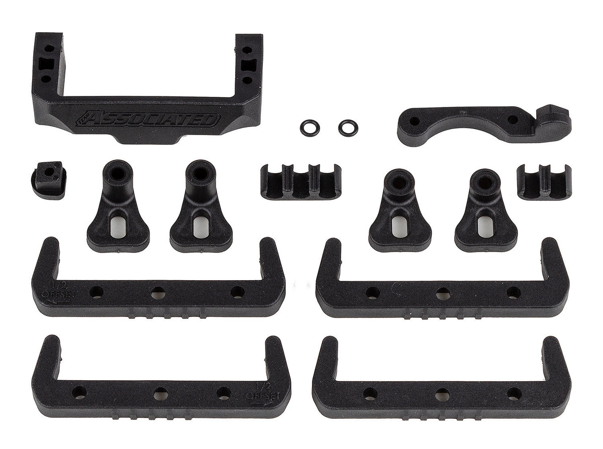 Team Associated RC10B7 Battery Mount, Fan Mount and Servo Mount Set
