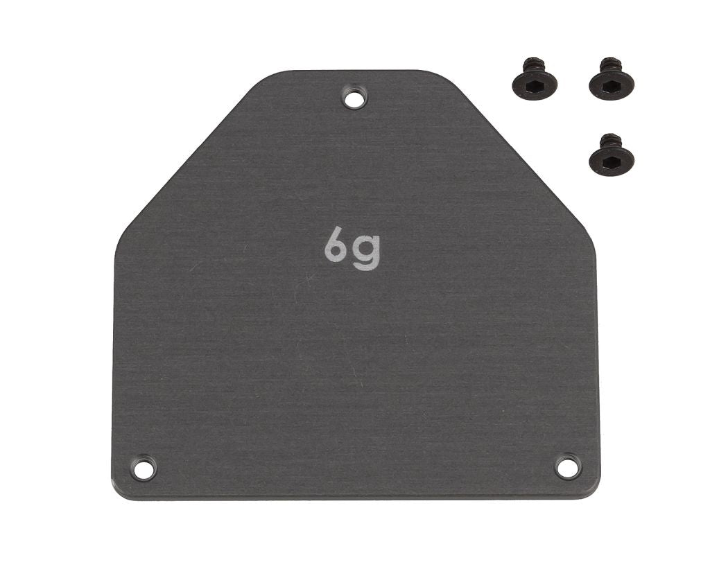 Team Associated RC10B7 Factory Team Aluminum Servo Weight Plate 6g