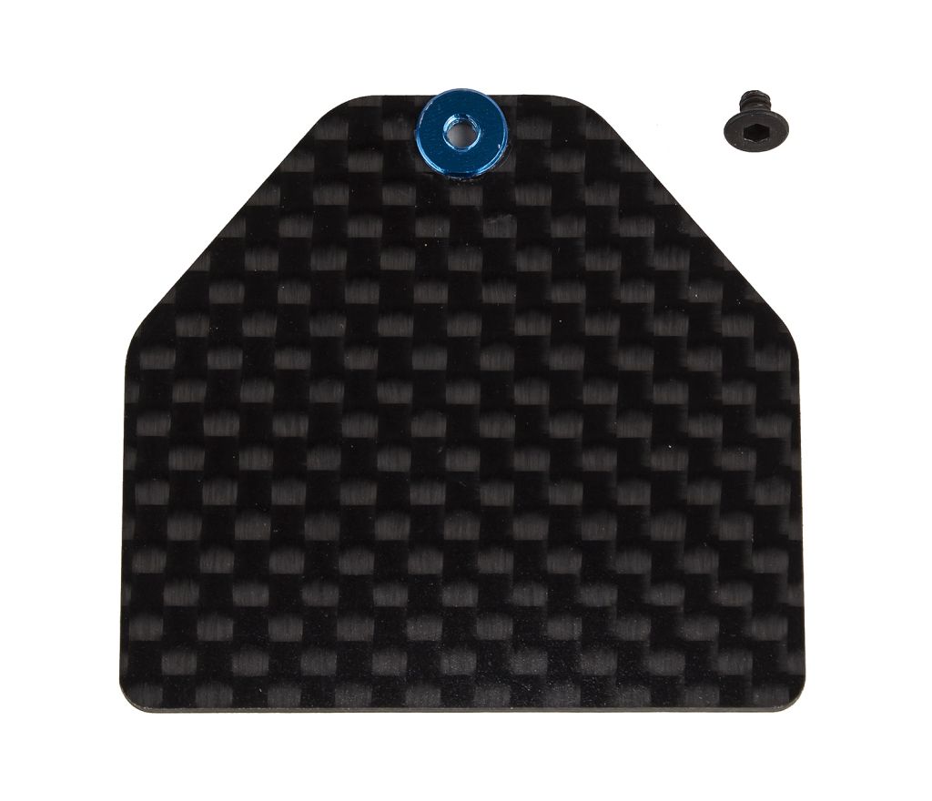 Team Associated RC10B7 Factory Team Carbon Fiber Servo Weight Plate 4g