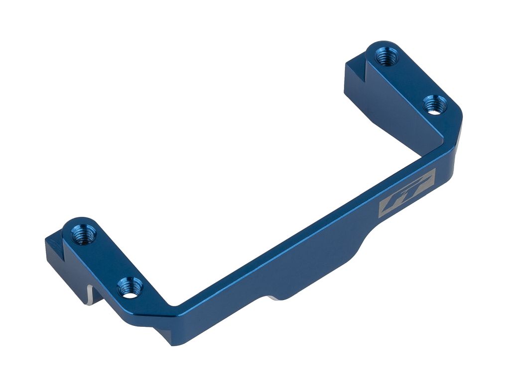 Team Associated RC10B7 Factory Team One-Piece Servo Mount - Blue Aluminum