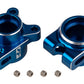 Team Associated RC10B7 Factory Team Rear Hub Set - Blue Aluminum