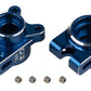 Team Associated RC10B7 Factory Team HRC Rear Hub Set - Blue Aluminum