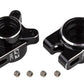 Team Associated RC10B7 Factory Team HRC Rear Hub Set - Black Aluminum