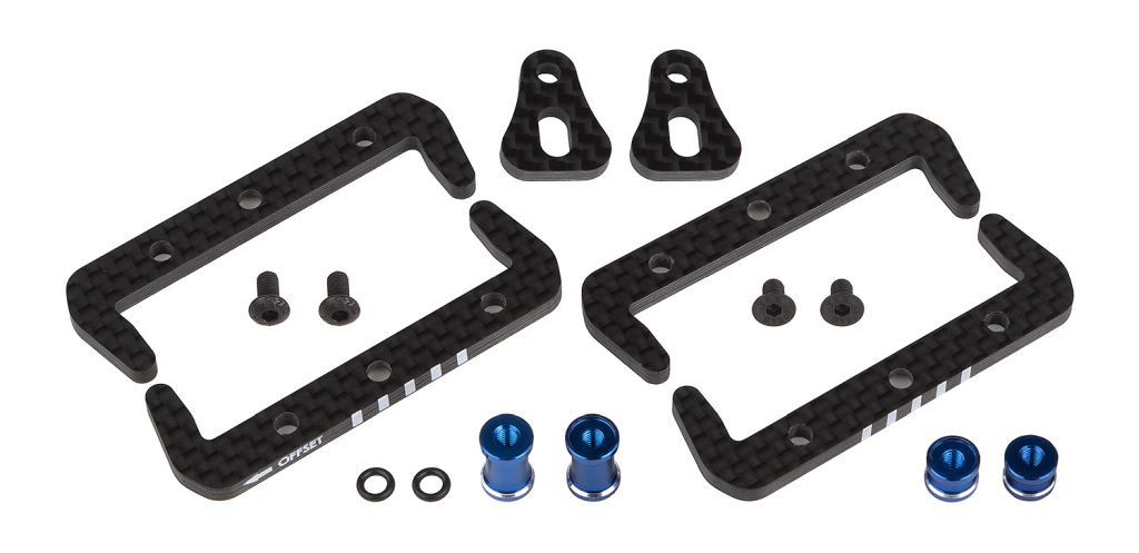 Team Associated RC10B7 Factory Team Carbon Fiber Battery Mount Set