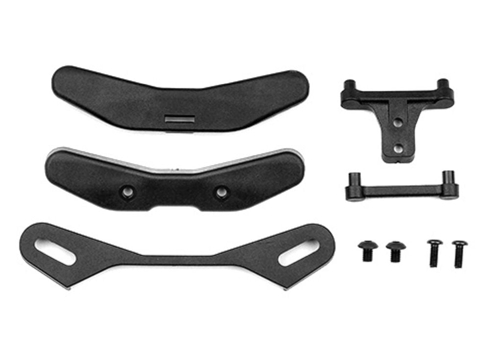 Team Associated RC10B7 Shock Tower Cover and Upper Wing Mount Set