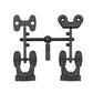 Team Associated RC10B84 Wing Mount Set - Adjustable Height