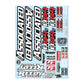 Team Associated RC10B84 Decal Sheet - High Quality Graphics