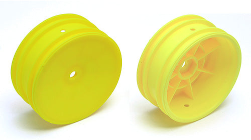 Team Associated 2WD Front Buggy Wheels 2.2in 12mm Hex Yellow