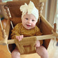 Indoor High Back Baby & Toddler Swing-Nutmeg