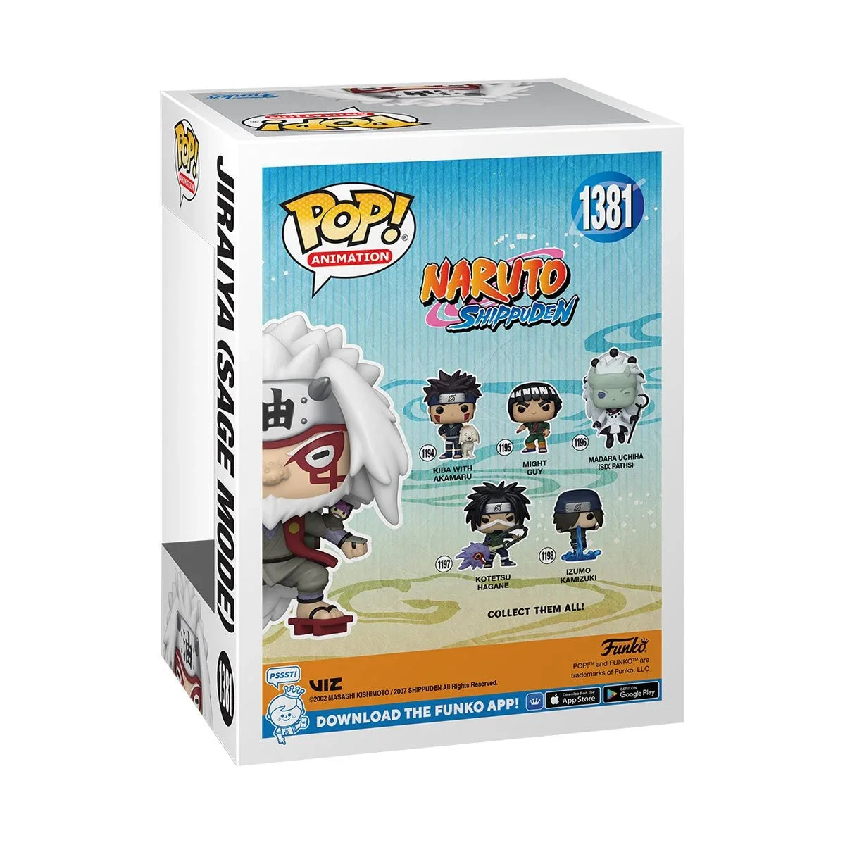 Jiraiya (Sage Mode) #1381 AAA Anime Exclusive Funko Pop! Animation Naruto Shippuden