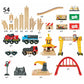 Deluxe Wooden Railway Set