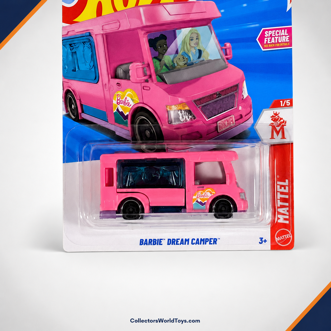 Hot Wheels Barbie Dream Camper | Mattel Series 1/5 - 21/250