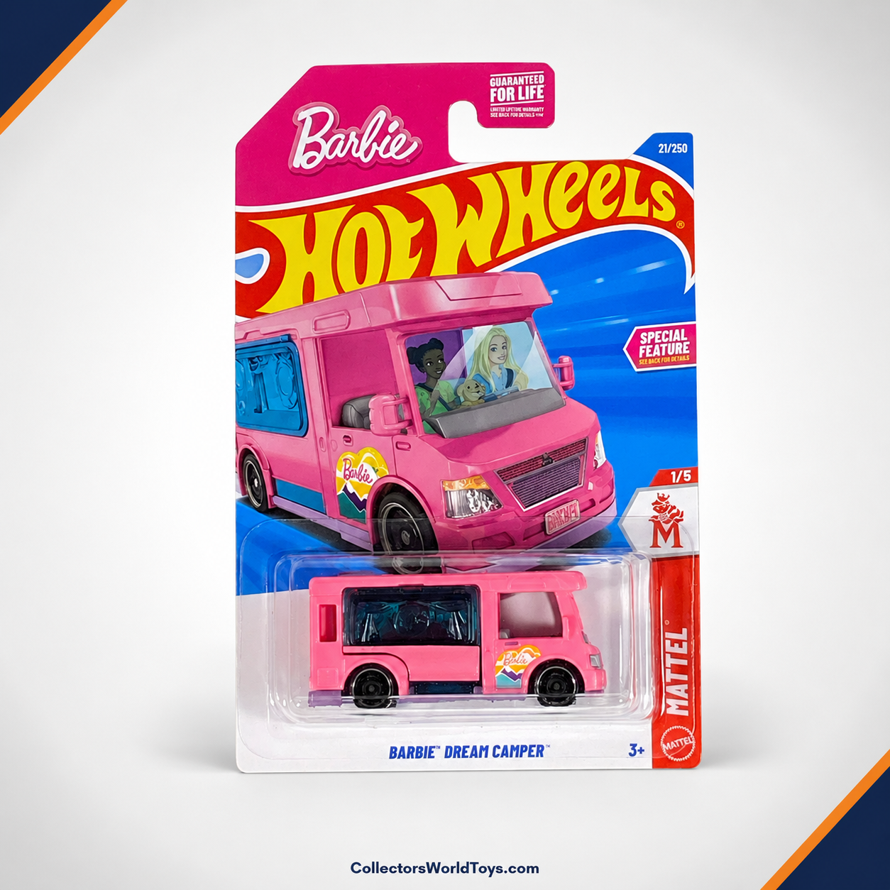 Hot Wheels Barbie Dream Camper | Mattel Series 1/5 - 21/250