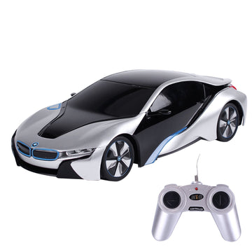 1:24 Rc Bmw I8 Concept Rc Sports Car (Silver)