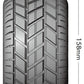 Louise R/C ST-Rocket Sport 1/8 3.8" Stadium Truck MFT Belted Road Tires, 17mm Hex (0" & 1/2" Offset)