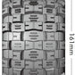 Louise R/C ST-MCross Sport 1/8 3.8" Stadium Truck MFT Belted Tires, 17mm Hex (0" & 1/2" Offset)