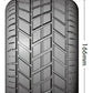 Louise R/C MT-Rocket Sport 1/8 3.8" Monster Truck MFT Belted Tires, 17mm Hex (0" & 1/2" Offset)