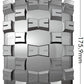 Louise R/C MT-MCross Sport 1/8 3.8" Monster Truck MFT Belted Tires, 17mm Hex (0" & 1/2" Offset)