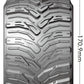 Louise R/C MT-Rock Sport 1/8 3.8" Monster Truck MFT Belted Tires, 17mm Hex (0" & 1/2" Offset)