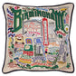 Birmingham Embroidered Pillow by CatStudio