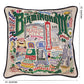 Birmingham Embroidered Pillow by CatStudio