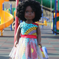 A Dark Brown Skin Tone Doll