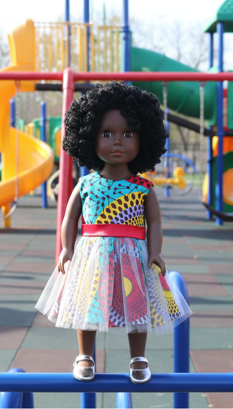 A Dark Brown Skin Tone Doll