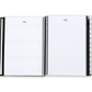 2027 Black Leather Look Weekly Planner Basic Bundle