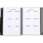 2027 Black Leather Look Weekly Planner Basic Bundle