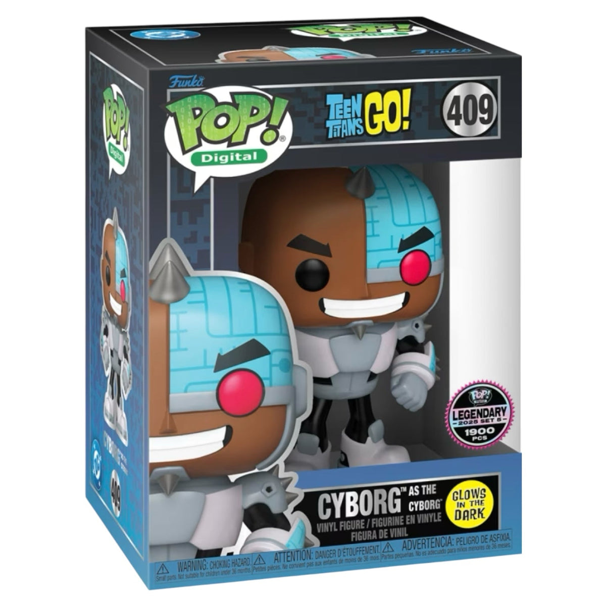 Pop! Digital Teen Titans Go! Cyborg As The Cyborg NFT Legendary #409 LE1900