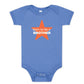100% Airlume Combed, Ring-Spun Cotton Onesie  - Born to Be a Brother (Size 3-6 mo)