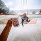 *Limited Time Bundle* Indoor High Back Baby & Toddler Swing-French Gray Buffalo Check