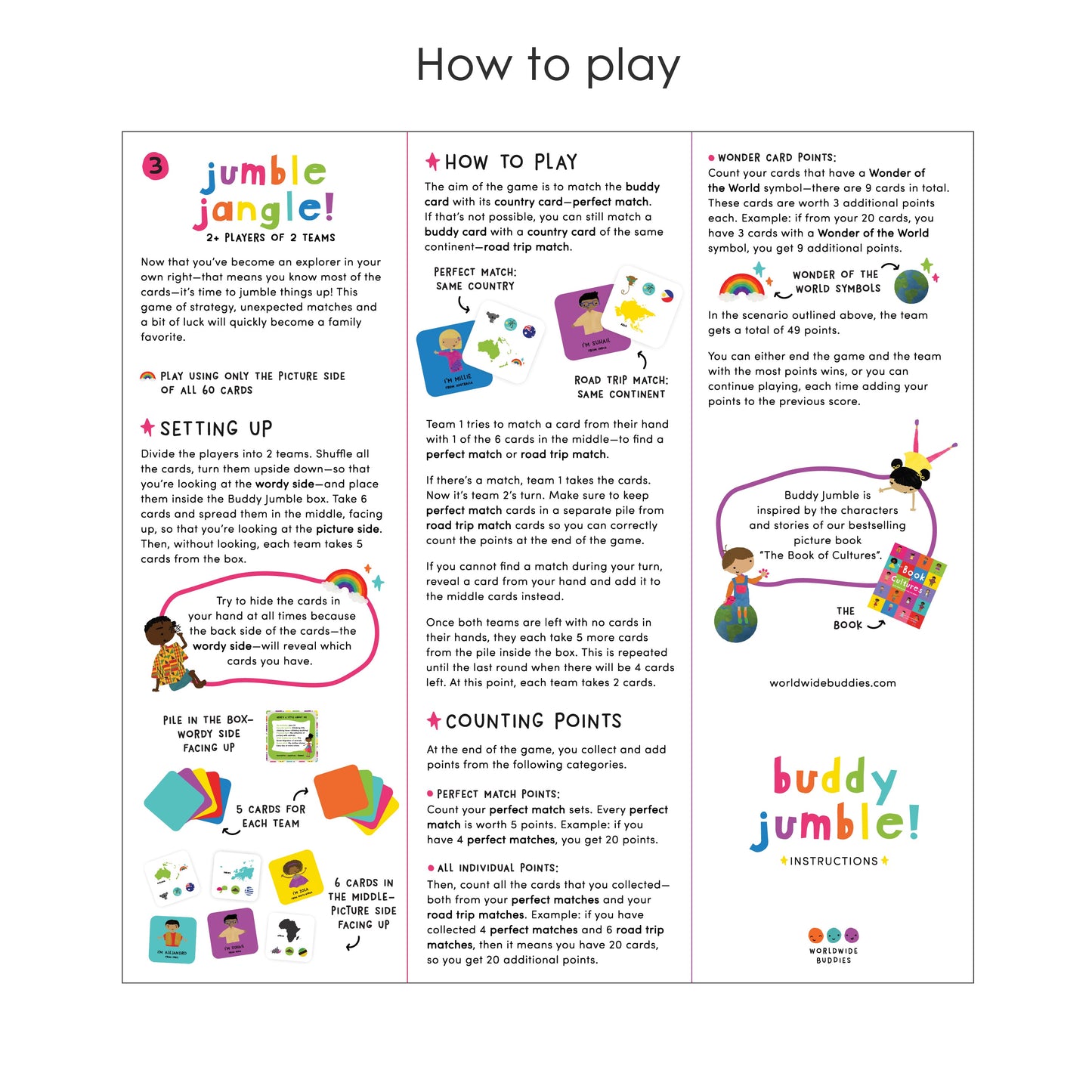 Buddy Jumble | Geography Card Game