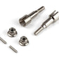 BlackZon Metal Rear Axles (2-Pack) - OEM Drivetrain Replacement - 540069