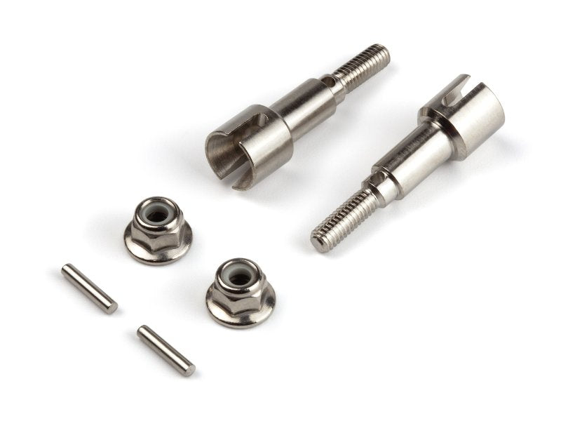BlackZon Metal Rear Axles (2-Pack) - OEM Drivetrain Replacement - 540069
