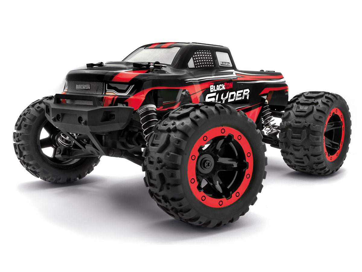 BlackZon Slyder MT 1/16 4WD Electric Monster Truck (Red)