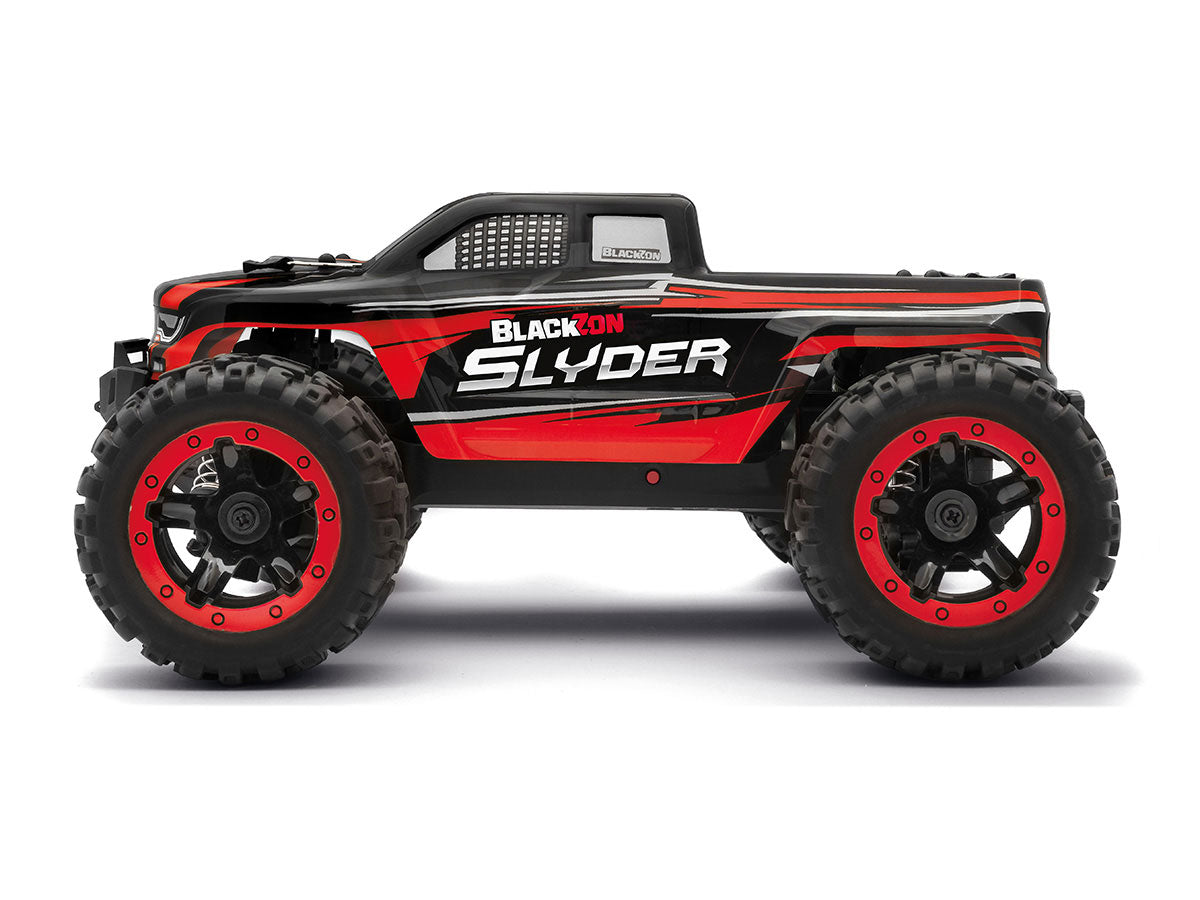 BlackZon Slyder MT 1/16 4WD Electric Monster Truck (Red)