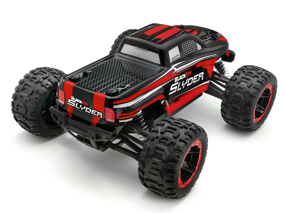 BlackZon Slyder MT 1/16 4WD Electric Monster Truck (Red)