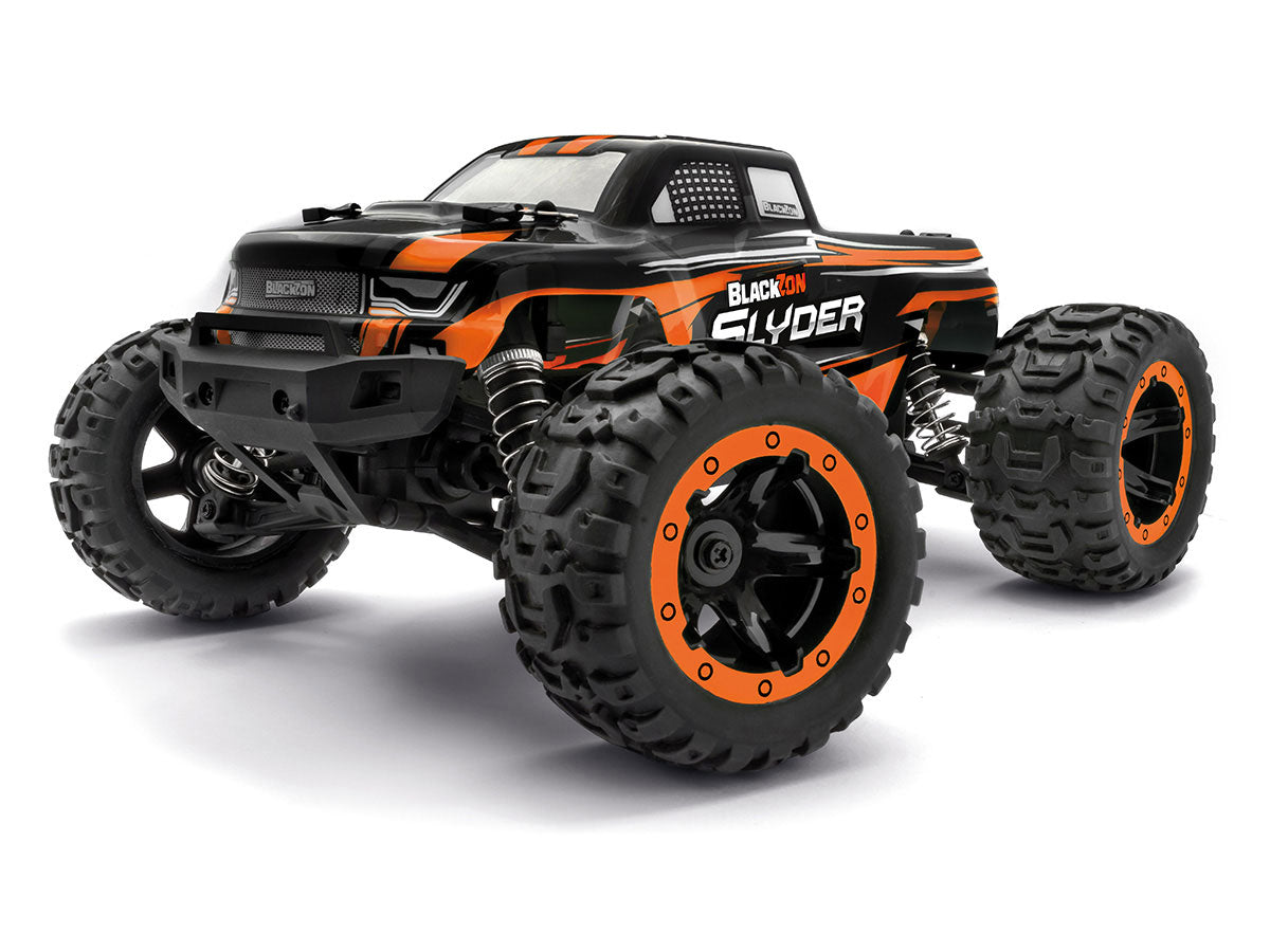 BlackZon Slyder MT 1/16 4WD Electric Monster Truck (Orange)
