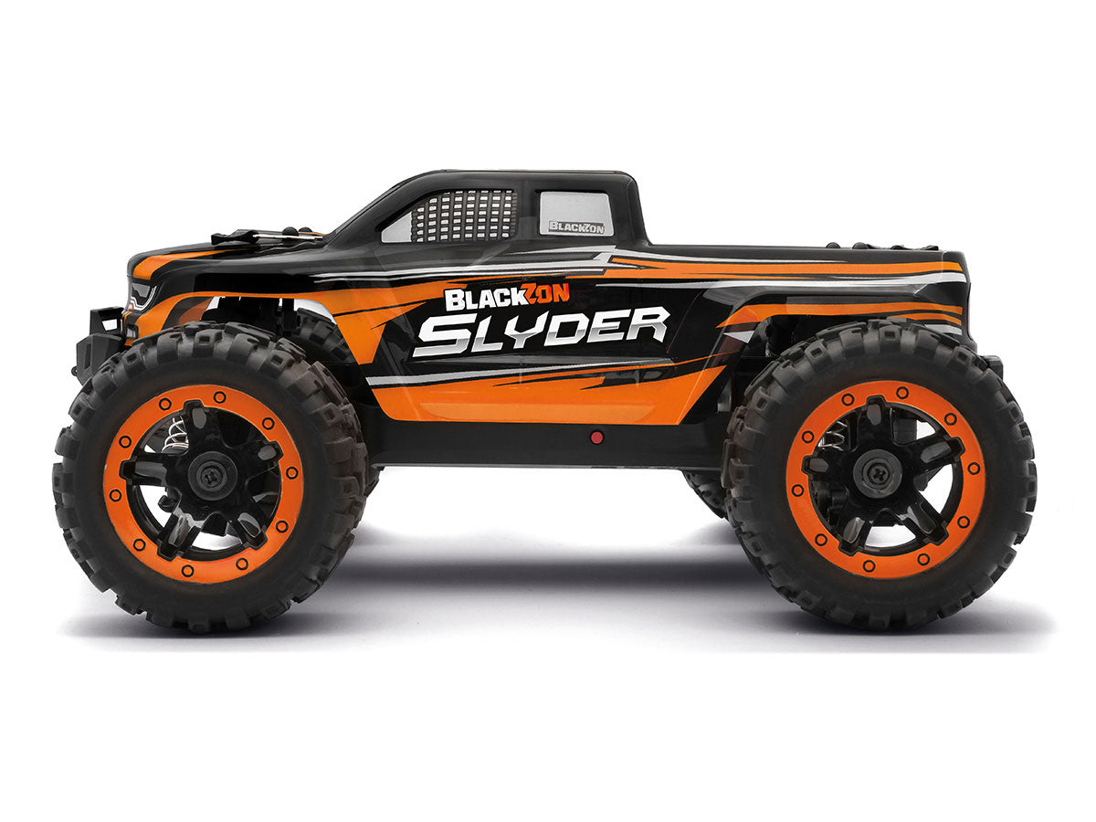 BlackZon Slyder MT 1/16 4WD Electric Monster Truck (Orange)