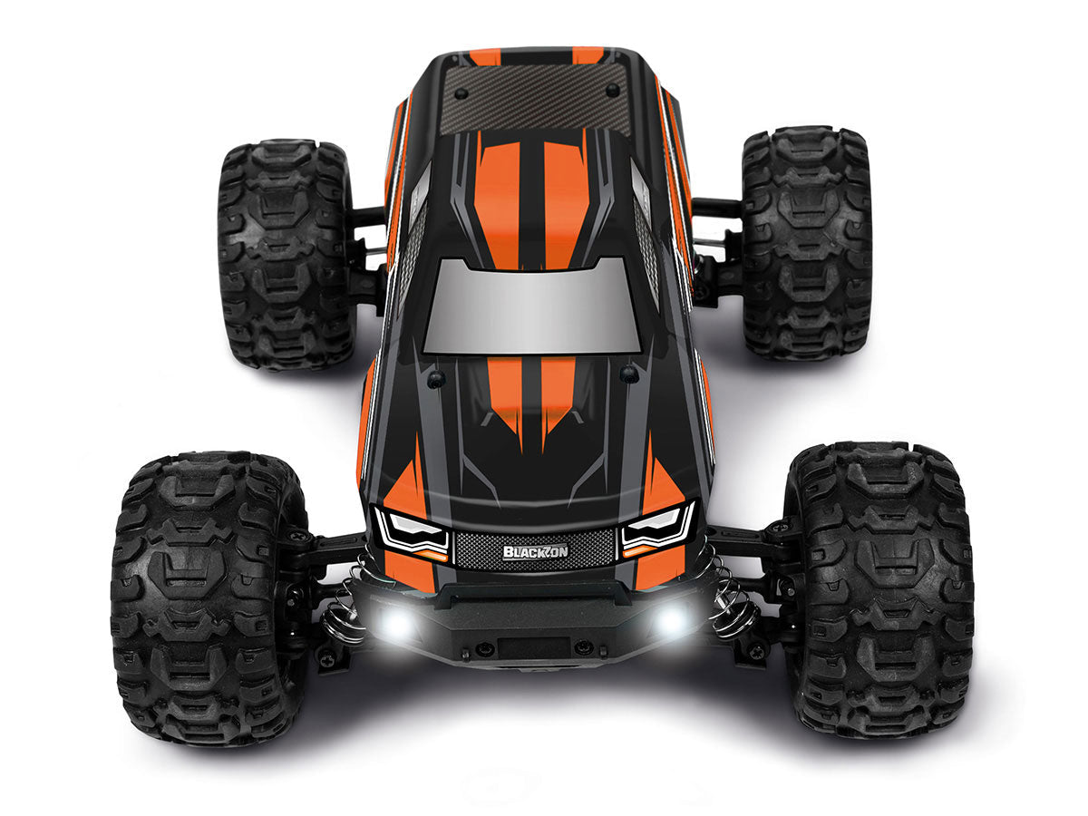 BlackZon Slyder MT 1/16 4WD Electric Monster Truck (Orange)