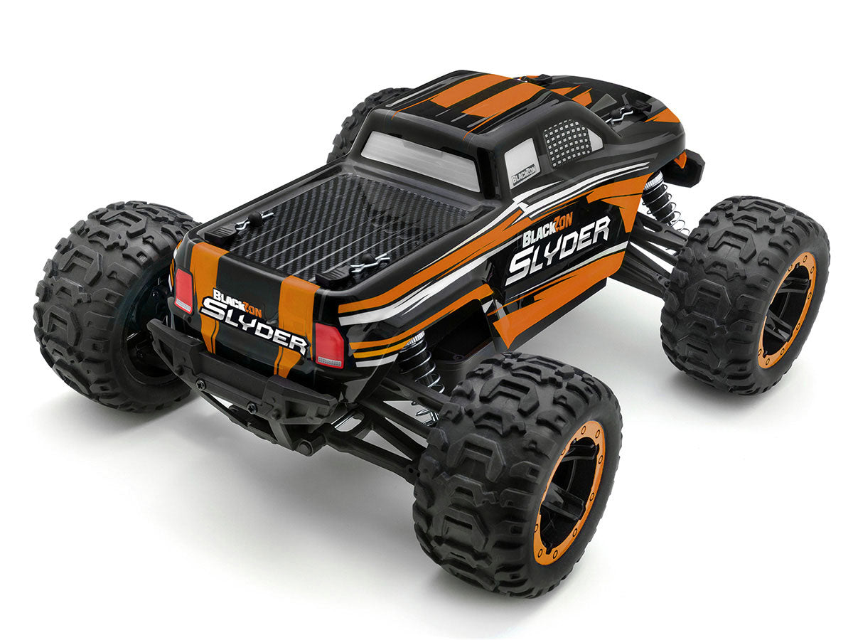 BlackZon Slyder MT 1/16 4WD Electric Monster Truck (Orange)