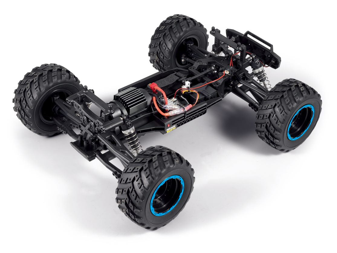 BlackZon Smyter MT 1/12 Scale 4WD Electric Monster Truck RTR (Blue)