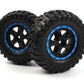 BlackZon Smyter Desert Assembled Wheels & Tires (Black/Blue) - OEM Replacement - 540184