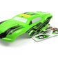 BlackZon Slyder ST Turbo Pre-Painted Body Shell - Green/Black - 540206
