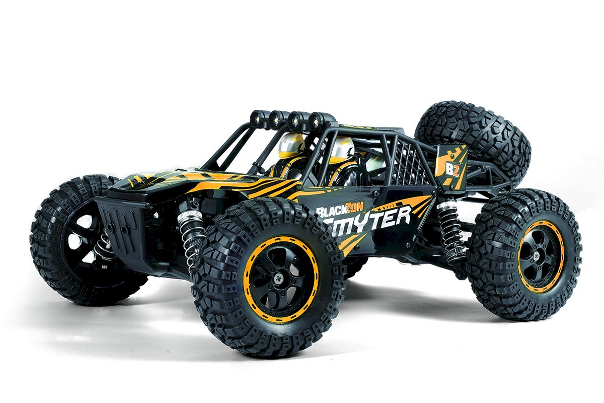 BlackZon Smyter DB 1/12 Scale 4WD 2S Electric Desert Buggy RTR (Yellow) - 540227