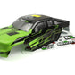 BlackZon Smyter MT Turbo Pre-Painted Body Shell - Green/Black - 540233