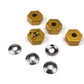 BlackZon Metal 12mm Wheel Hex Hub Set - OEM Replacement - 540243