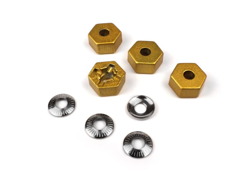 BlackZon Metal 12mm Wheel Hex Hub Set - OEM Replacement - 540243