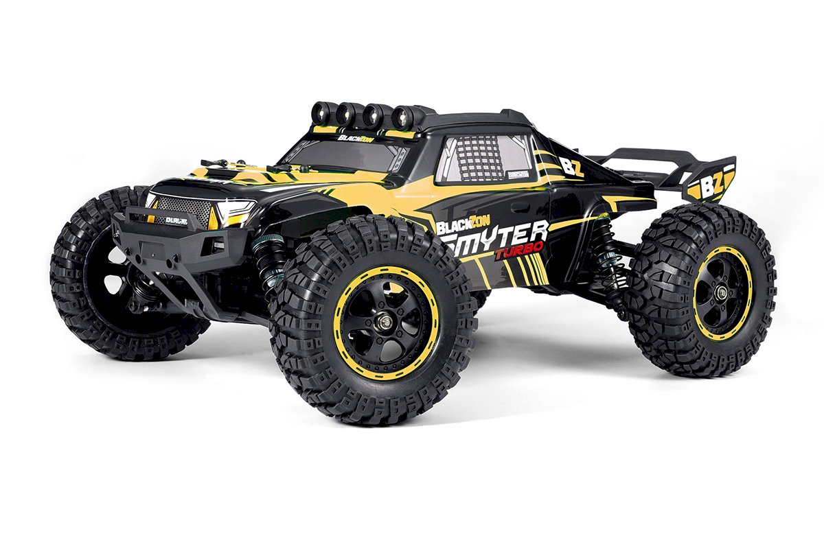 BlackZon Smyter DB Turbo 1/12 Scale 4WD 3S Brushless Electric Desert Buggy RTR (Yellow) - 540255